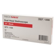 STETHOSCOPE DUAL HEAD BLK