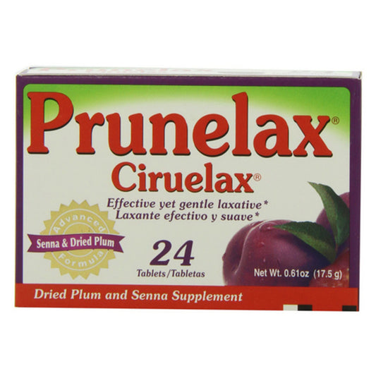 Prunelax Ciruelax Dried Plum And Senna Laxative Tablets - 24 Ea