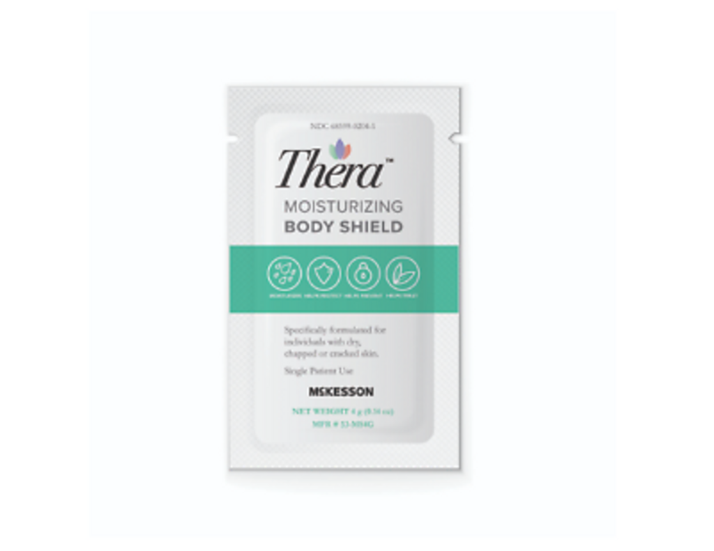 Thera Moisturizing Body Shield Skin Protectant 4 GM Individual Packet Cream