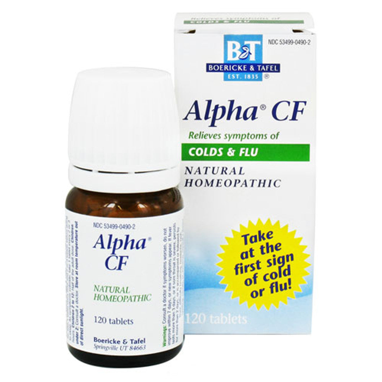 Boericke And Tafel Alpha Cf Homeopathic Tablets - 120 Ea