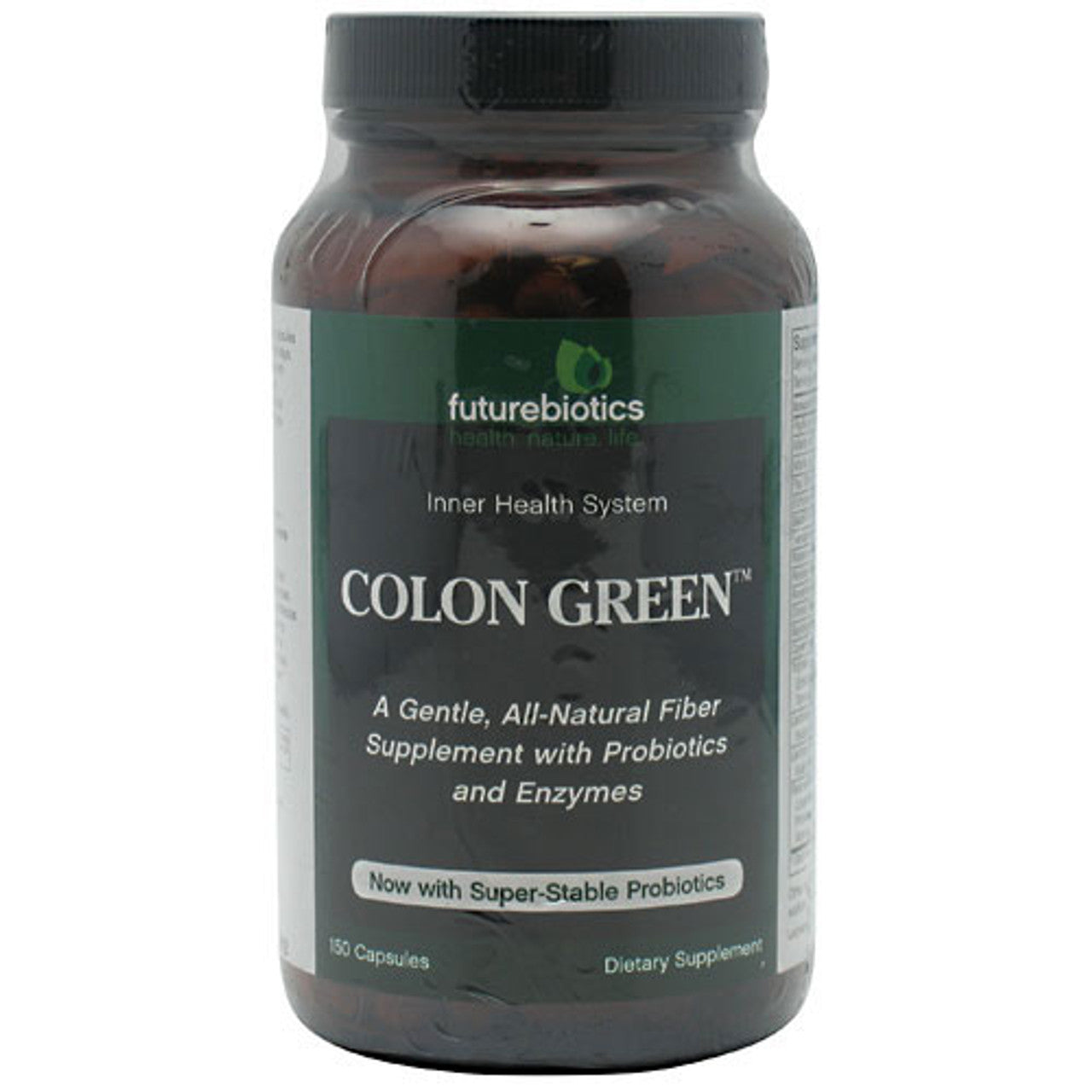 Futurebiotics Colon Green Capsules With Probiotics And Enzymes, 150 Ea