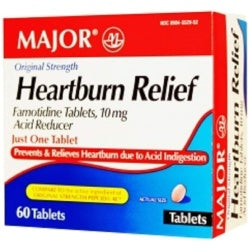 Heartburn Relief 10mg Tablet 60ct by Major