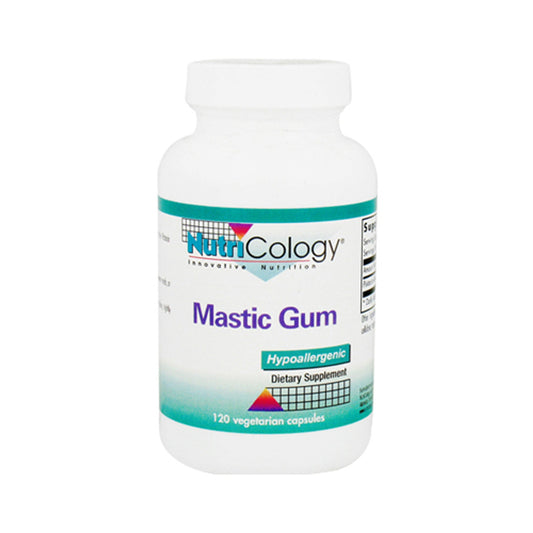 Nutricology Mastic Gum Hypoallergenic Vegetarian Capsules - 120 Ea