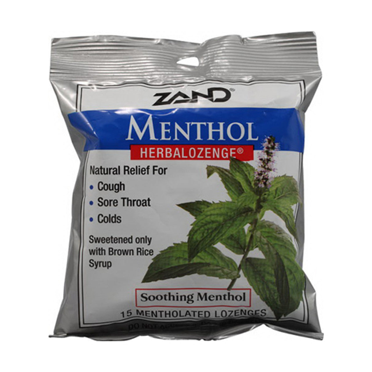 Zand Lemon Menthol Herbalozenge Soothing Menthol - 15 Ea