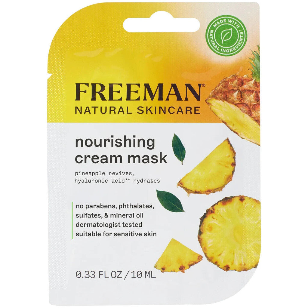 BL Freeman Natural Skincare Pineapple Nourishing Cream Mask Packettes (6 pack)