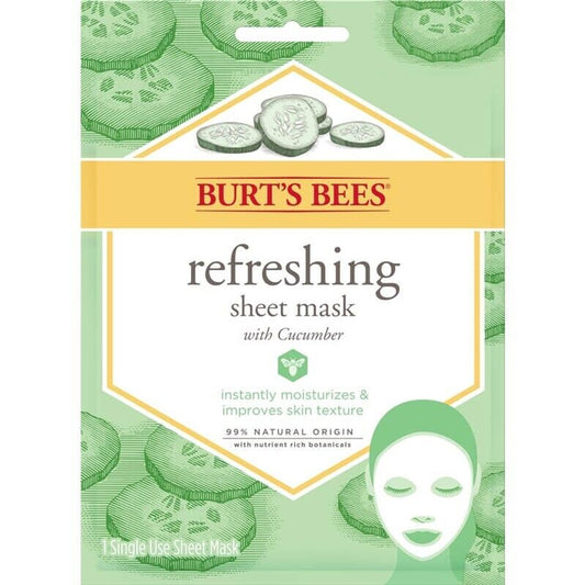BL Burts Bees Sheet Mask Refreshing Cucumber (6 Pieces)