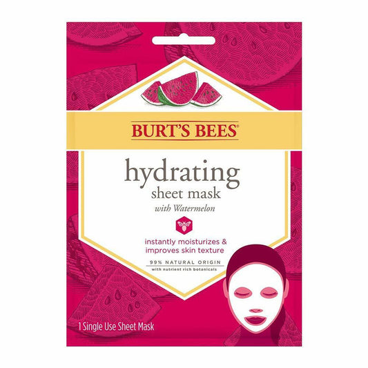 BL Burts Bees Sheet Mask Hydrating Watermelon (6 Pieces)