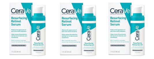 BL Cerave Resurfacing Retinol Serum 1oz - Pack of 3