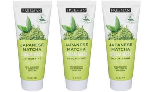 BL Freeman Facial Japanese Matcha Cream Mask 6oz - Pack of 3