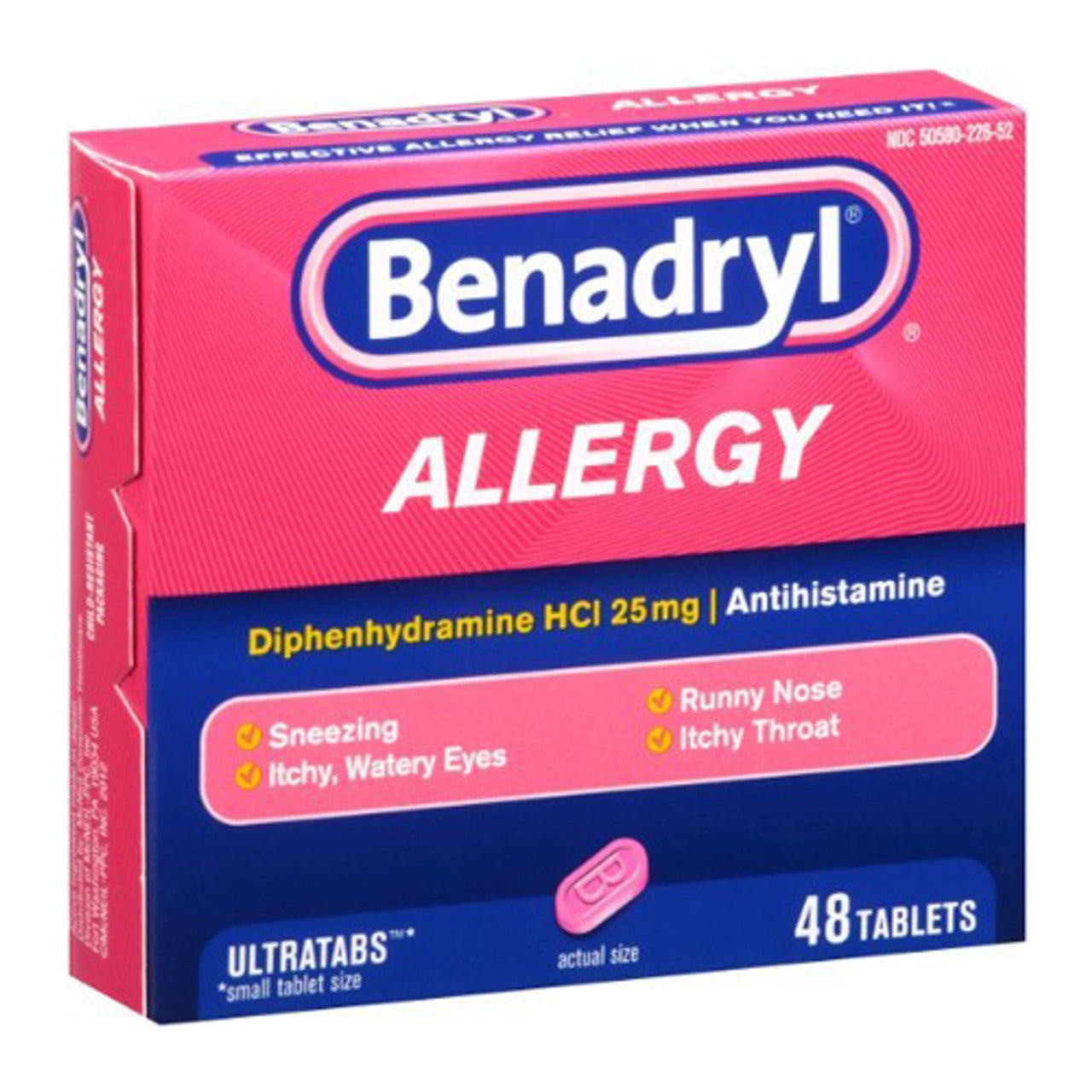 Benadryl Allergy Ultratab Tablets - 48 Ea