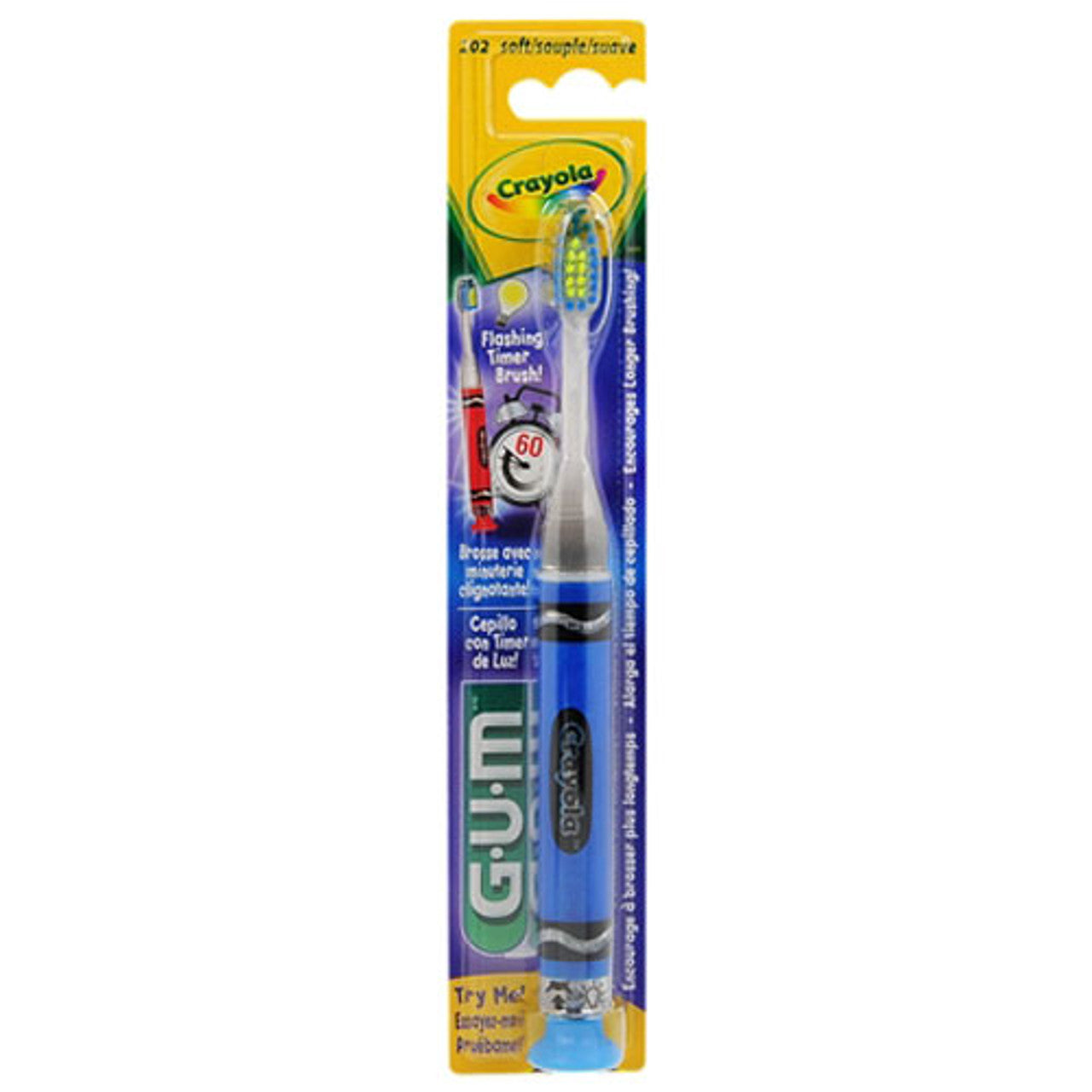 Butler G-U-M Crayola Childrens Marker Timer Light Toothbrush - 1 Ea