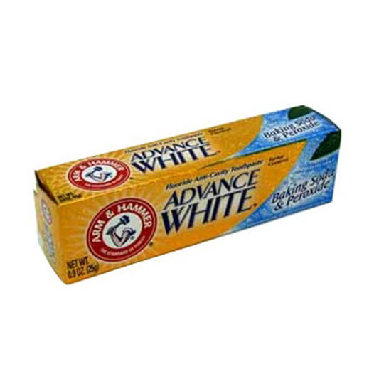 Arm & Hammer Advanced White Baking Soda And Peroxid Toothpaste Travel Size - 0.9 Oz